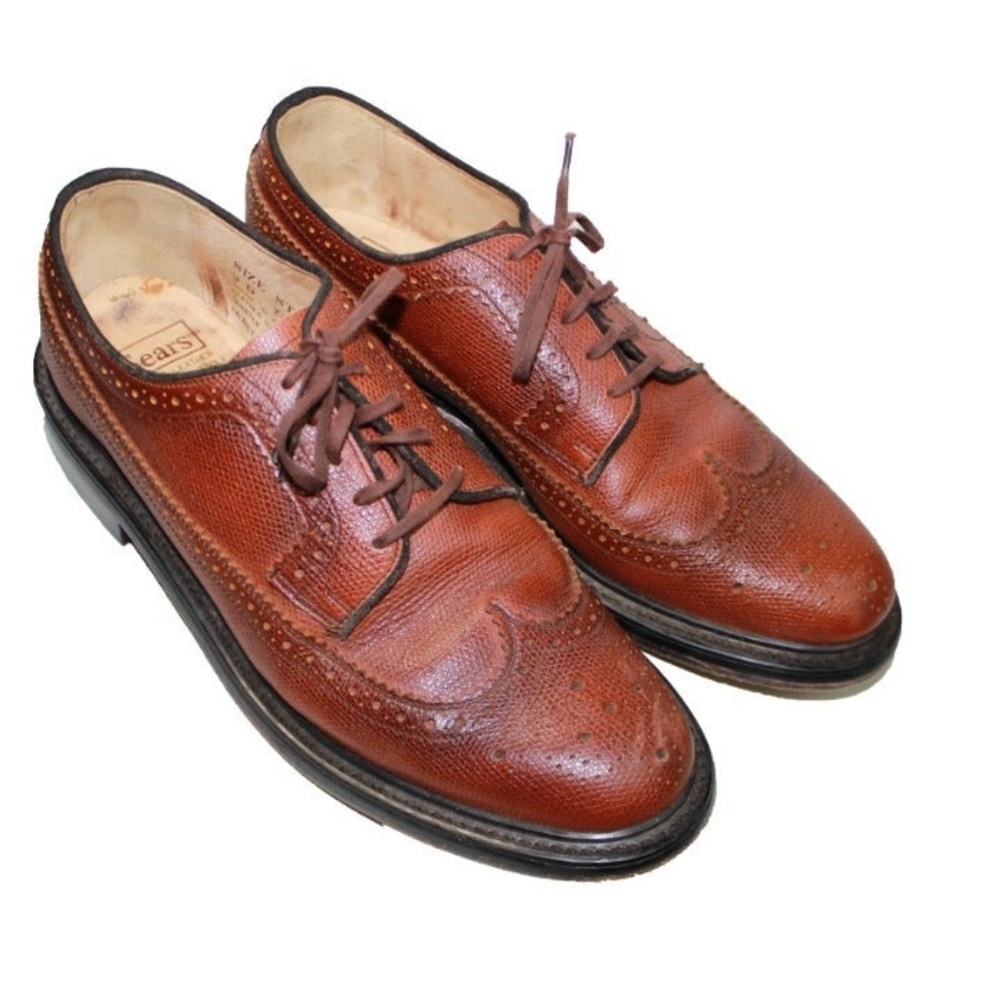 Host Pick 💕Sears Vintage Leather Dress Shoes. 9D